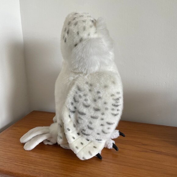 Snowy Owl Plush White Yellow Eyes Standing 15” Plushie (2000) Discovery Channel - Picture 4 of 11